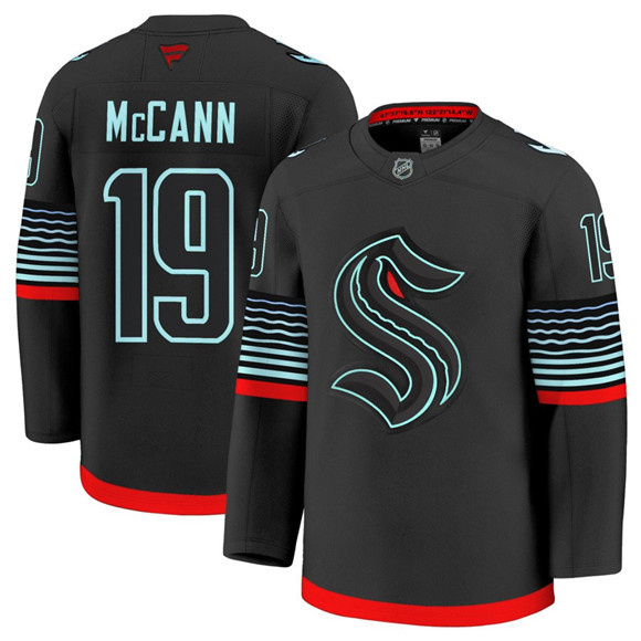 Seattle Kraken #19 Jaden Schwartz Black Alternate Stitched Hockey Jersey