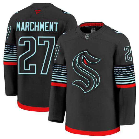 Seattle Kraken #27 Mason Marchment Black Alternate Stitched Hockey Jersey