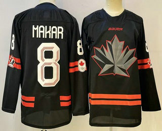 Canada Hockey #8 Cale Makar Black Stitched Jersey