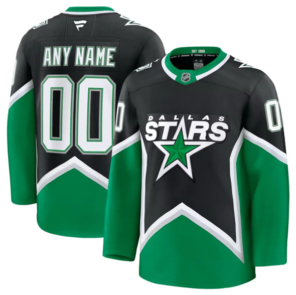 Dallas Stars Active Player Custom Black 2025-26 Alternate Stitched Hockey Jersey