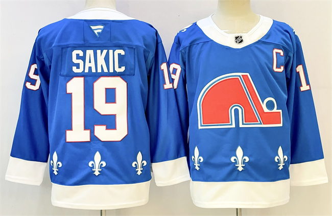 Colorado Avalanche #19 Joe Sakic Blue 2025 Stitched With C Patch Hockey Jersey