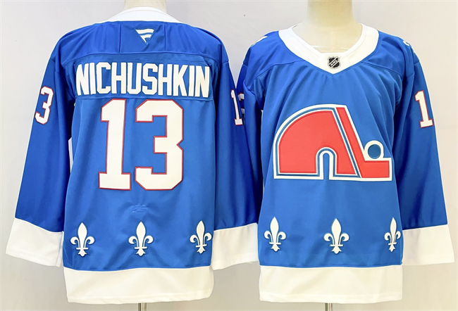 Colorado Avalanche #13 Valeri Nichushkin Blue 2025 Stitched Hockey Jersey