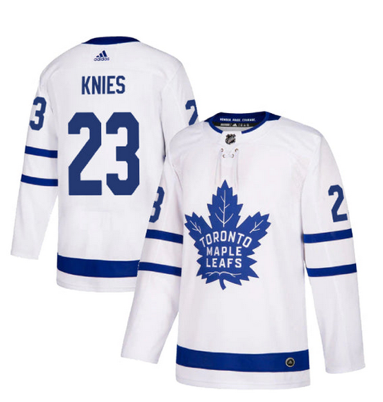 Toronto Maple Leafs Matthew Knies adidas White Authentic Player Hockey Jersey