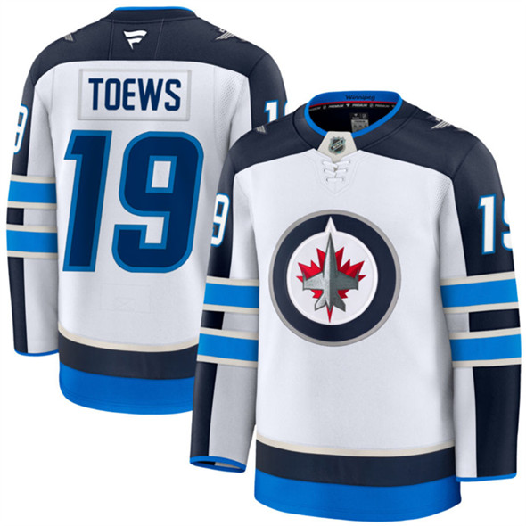 Winnipeg Jets #19 Jonathan Toews White 2024-25 Away Stitched Hockey Jersey