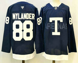 Toronto Maple Leafs #88 William Nylander Navy Heritage Classic Stitched Authentic Jersey Toronto Maple Leafs #88 William Nylander Navy Heritage Classic Stitched Authentic Jersey