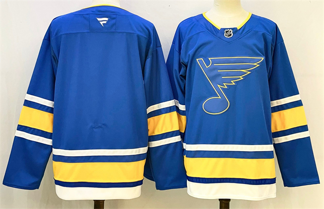 St. Louis Blues Blank Blue 2025 Stitched Hockey Jersey