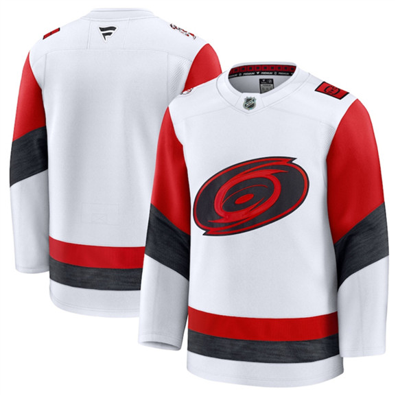 Carolina Hurricanes Blank White 2025 Away Stitched Hockey Jersey