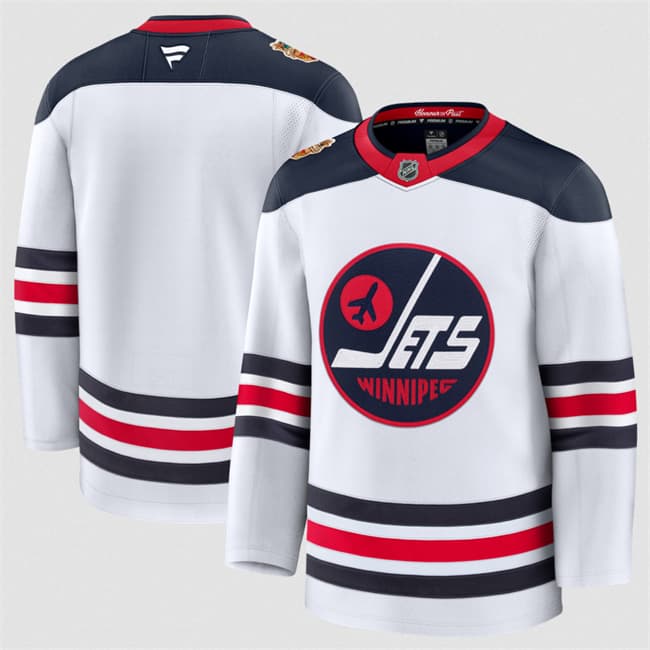 Winnipeg Jets Blank White 2026 Home Stitched Hockey Jersey