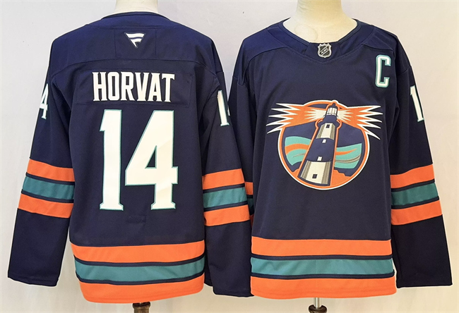 New York Islanders #14 Bo Horvat Navy 2026 With C Patch Stitched Hockey Jersey