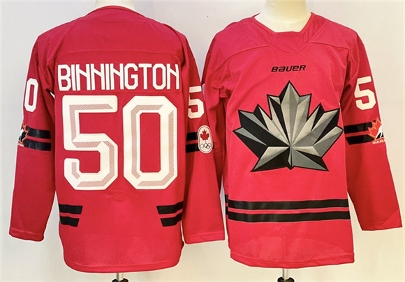 Canada Hockey #50 Connor McDavid Red Stitched Jersey