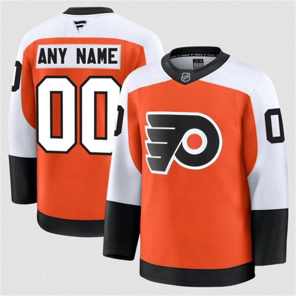 Philadelphia Flyers ACTIVE PLAYER Custom Orange 2024-25 Home Stitched Hockey Jersey