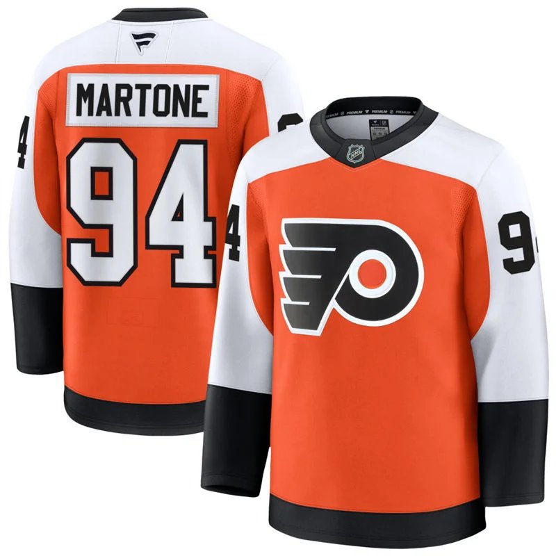 Philadelphia Flyers #94 Porter Martone Orange Home stitched Hockey Jersey