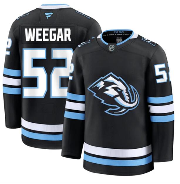Utah Mammoth #52 Mackenzie Weegar Fanatics Home Navy Blue Premium Jersey