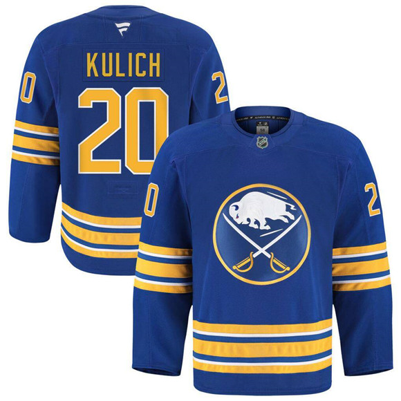 Buffalo Sabres #20 Jii Kulich Blue Stitched Hockey Jersey