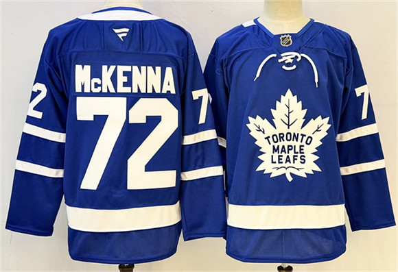 Toronto Maple Leafs #72 Gavin McKenna Blue 2024-25 Stitched Hockey Jersey Toronto Maple Leafs #72 Gavin McKenna Blue 2024-25 Stitched Hockey Jersey