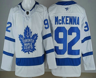 Toronto Maple Leafs #92 Gavin McKenna White Authentitc Jersey