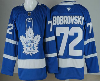 Toronto Maple Leafs #72 Sergei Bobrovsky Blue Authentitc Jersey Toronto Maple Leafs #72 Sergei Bobrovsky Blue Authentitc Jersey