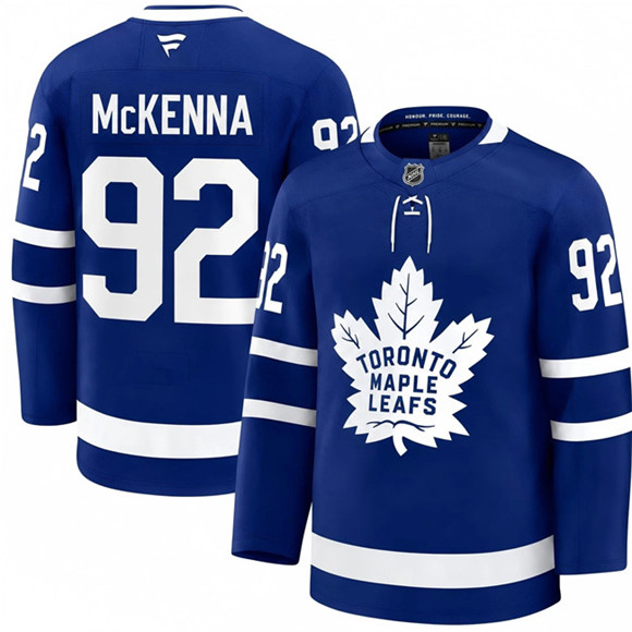 Toronto Maple Leafs #92 Gavin McKenna Blue 2026 Stitched Hockey Jersey Toronto Maple Leafs #92 Gavin McKenna Blue 2026 Stitched Hockey Jersey
