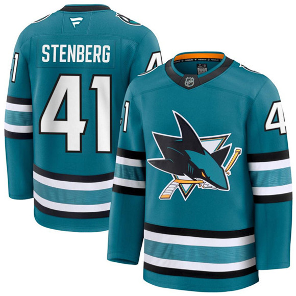 San Jose Sharks #41 Ivar Stenberg Teal 2026 Stitched Hockey Jersey