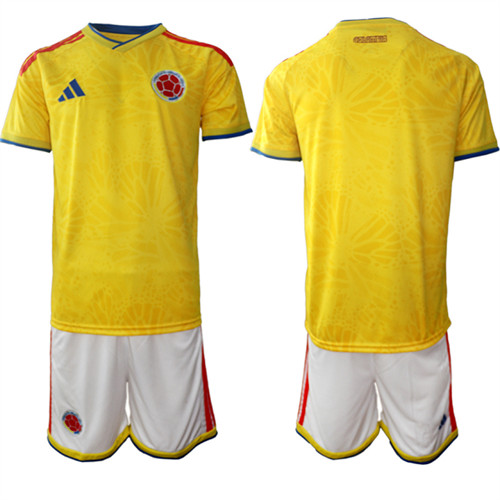 Colombia Blank or Custom Team FIFA x World Cup 2026 Home Yellow On Field Jersey