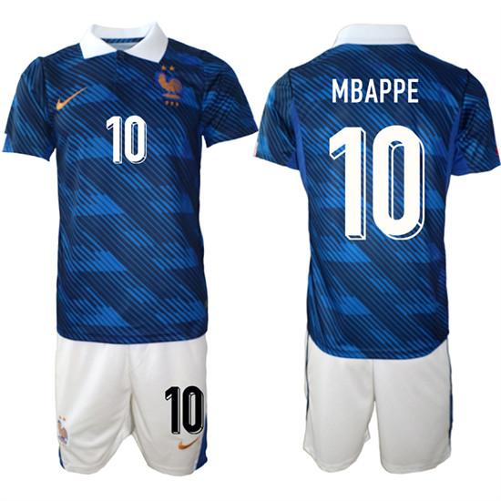 France #10 MBAPPE National Team FIFA x World Cup 2026 Home On Field Jersey