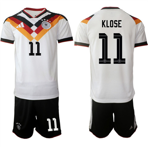 Germany #11 KLOSE National Team FIFA x World Cup 2026 Home White On Field Jersey