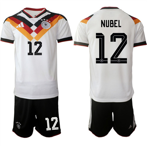Germany #12 NUBEL National Team FIFA x World Cup 2026 Home White On Field Jersey
