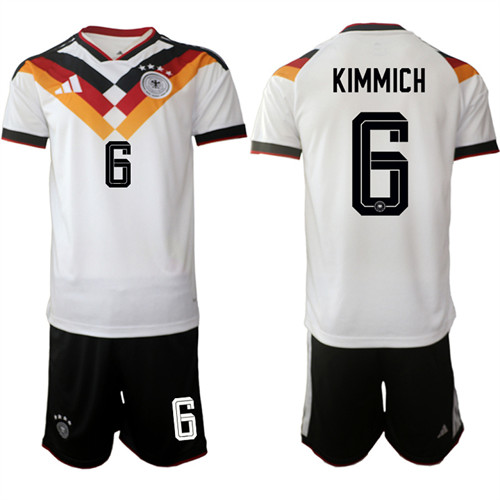 Germany #6 KIMMICH National Team FIFA x World Cup 2026 Home White On Field Jersey