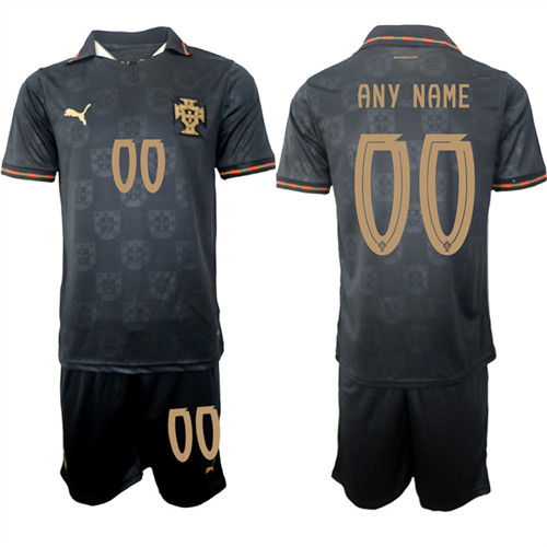 Portugal Custom Any Name And Number National Team FIFA x World Cup 2026 Away Gray On Eusebio special edition Jersey Portugal Custom Any Name And Number National Team FIFA x World Cup 2026 Away Gray On Eusebio special edition Jersey
