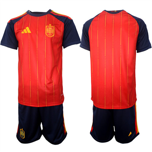 Spain Blank National Team FIFA x World Cup 2026 Home Red On Field Jerseys Spain Blank National Team FIFA x World Cup 2026 Home Red On Field Jerseys