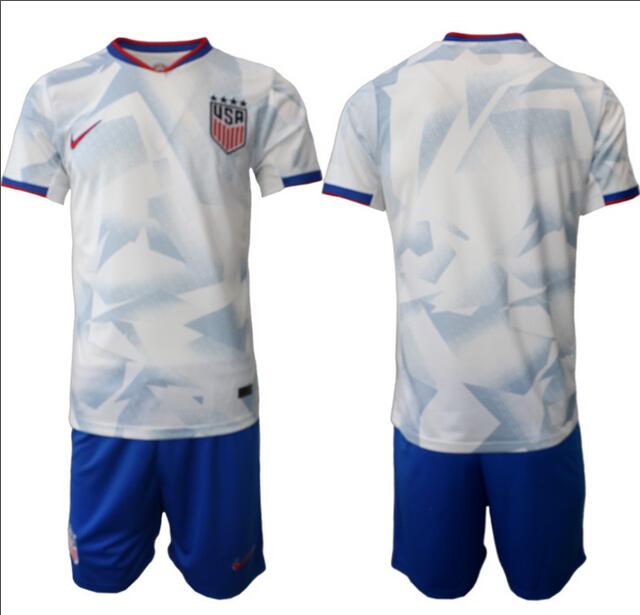 United States USA Blank or Custom Team FIFA x World Cup 2026 Home White On Field Suit Jersey