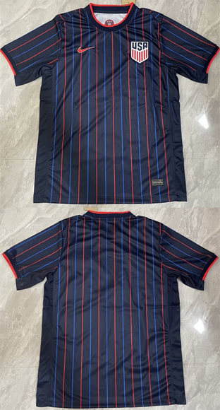 United States Blank Navy Away Jersey