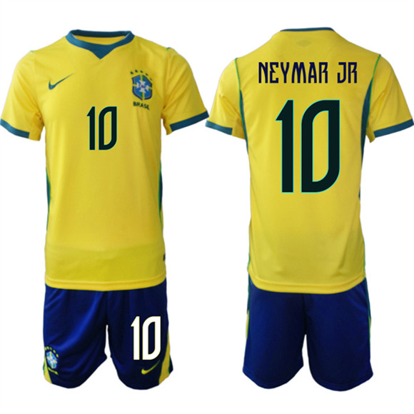 Brazil national football team #10 Neymar Jr Yellow Home 2026 Soccer Jersey Suit Brazil national football team #10 Neymar Jr Yellow Home 2026 Soccer Jersey Suit