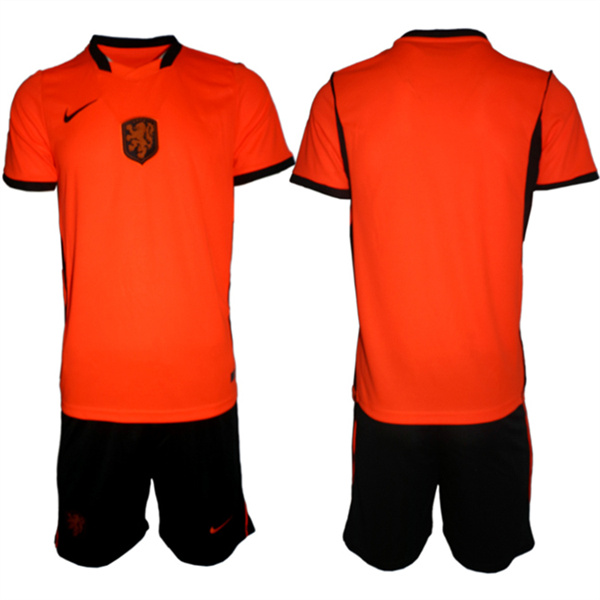 Netherlands Custom Orange 2026 Stadium Home Soccer Jersey Suit Netherlands Custom Orange 2026 Stadium Home Soccer Jersey Suit