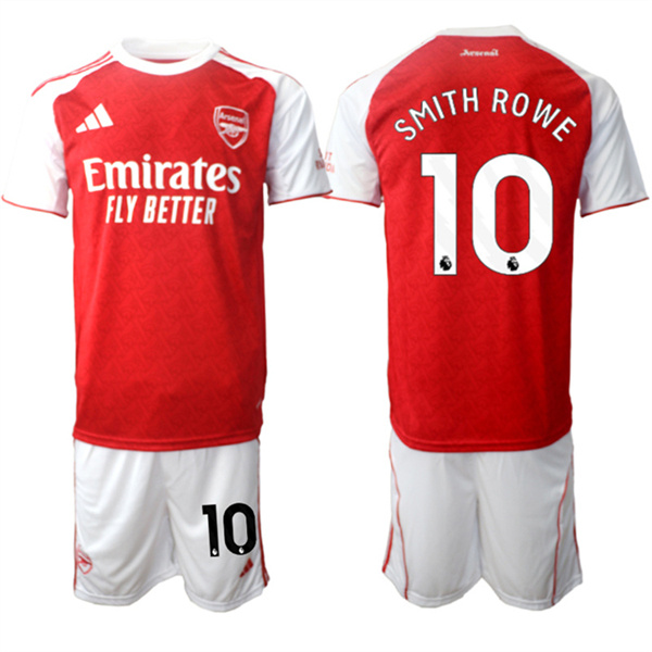 Arsenal F.C #10 Emile Smith Rowe 2026 Red Home Soccer Jersey Suit