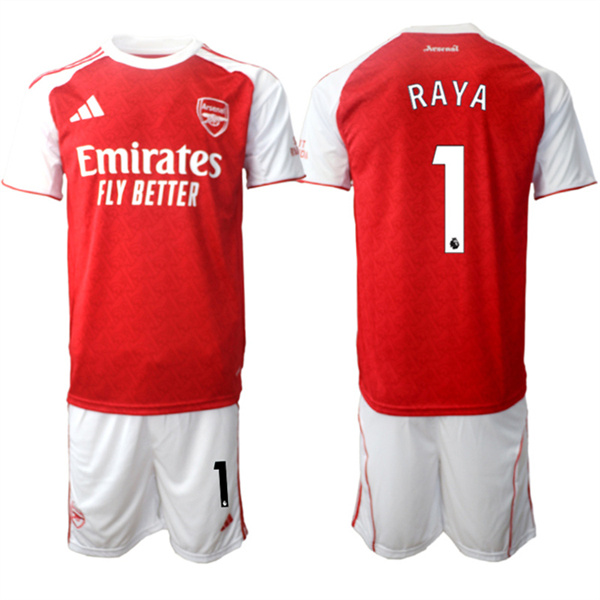 Arsenal F.C #1 David Ray 2026 Red Home Soccer Jersey Suit