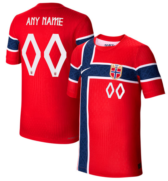 Norway National Team Active Player Custom Red 2026 Home Soccer Jersey