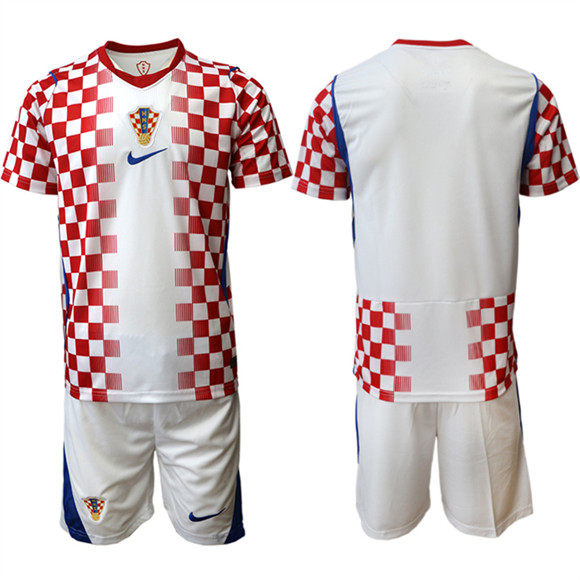 Croatia Custom White 2026 World Cup Home Soccer Jersey Suit