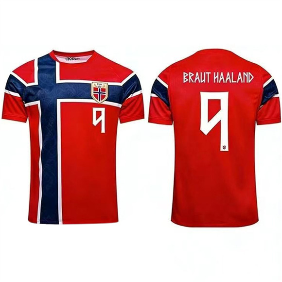 Norway #9 Alexander Isak 2026 World Cup Red Home Soccer Jersey Suit