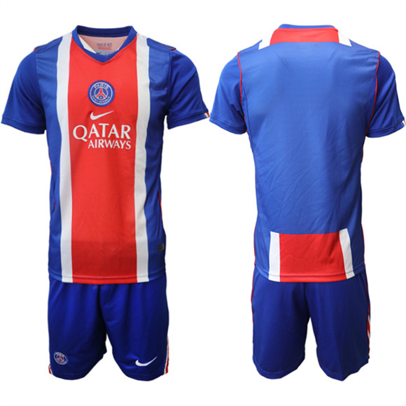 Paris Saint-Germain Custom 2026 Red White Soccer Jersey Suit