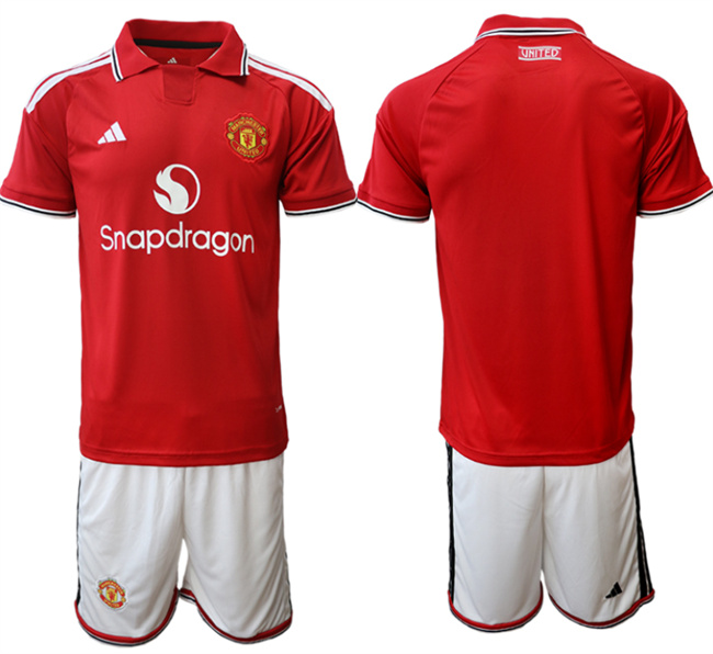 Manchester United Custom 2026-27 Red Home Soccer Jersey Suit